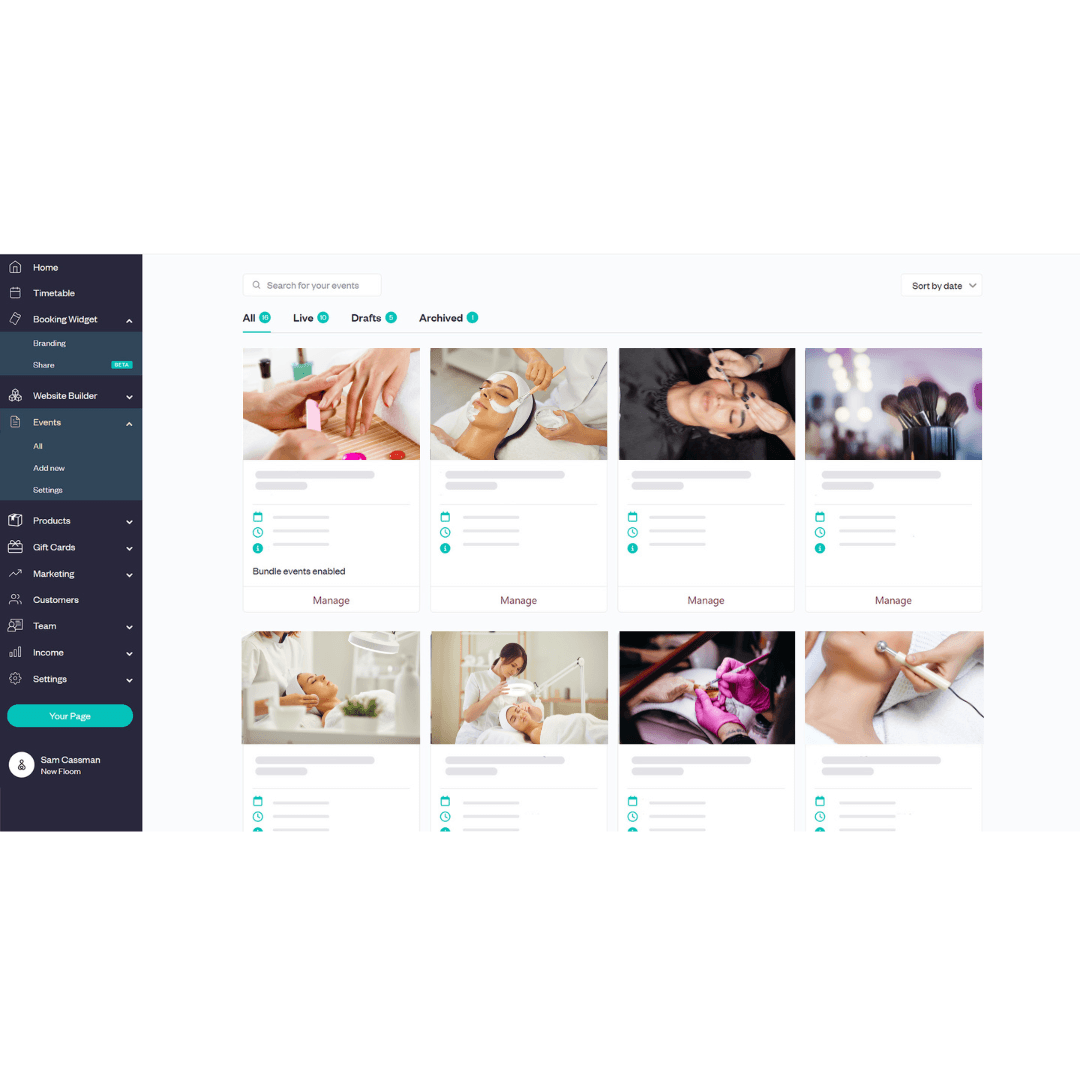 Quick, flexible setup