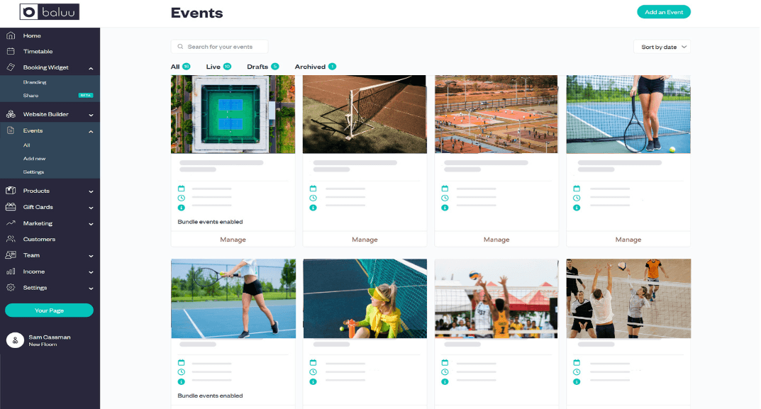 Quick, flexible setup