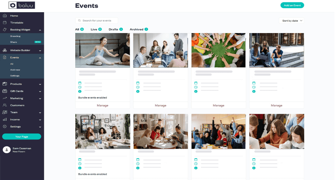 Quick, flexible setup
