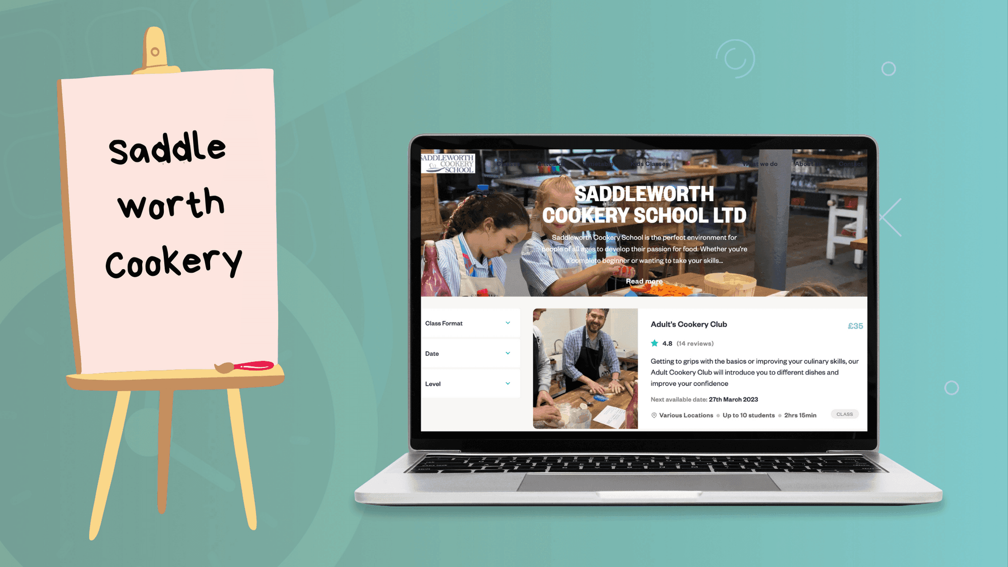 Baluu supports Saddleworth Cookery School to new heights!